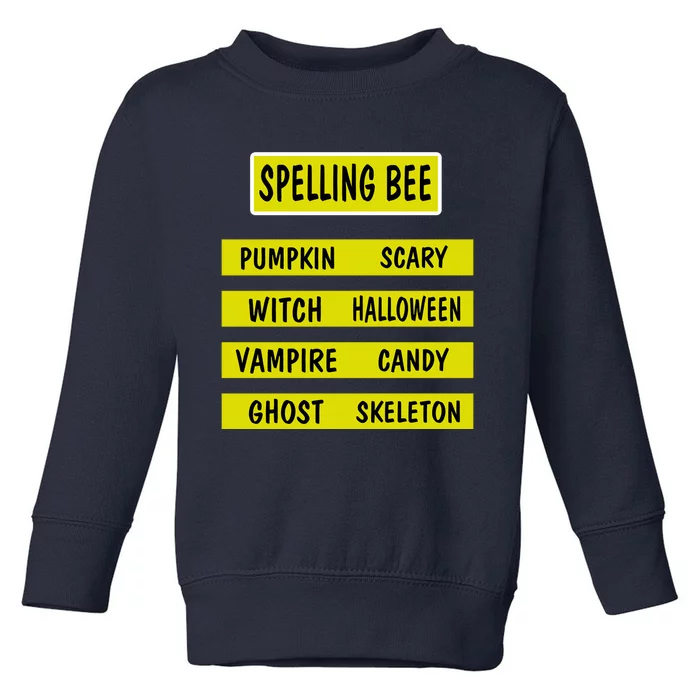 Spelling Bee Teacher Costume Toddler Sweatshirt