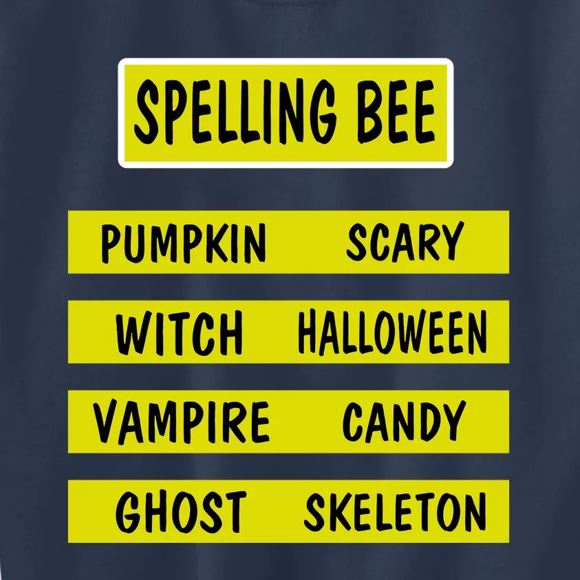 Spelling Bee Teacher Costume Kids Sweatshirt