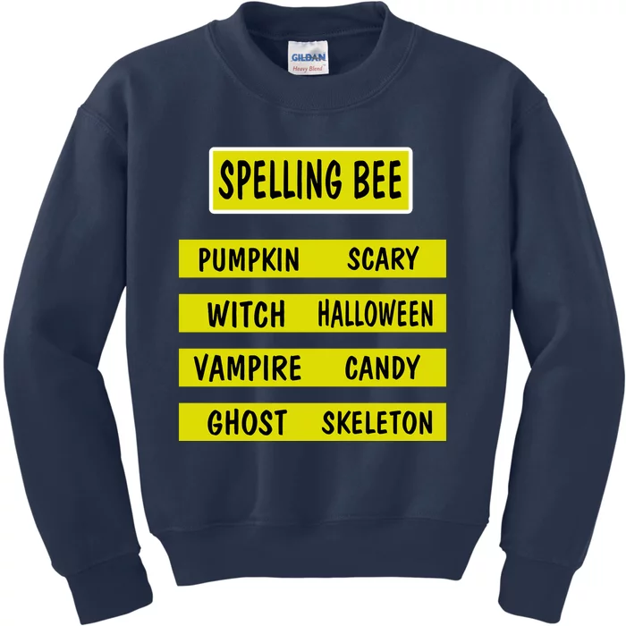 Spelling Bee Teacher Costume Kids Sweatshirt