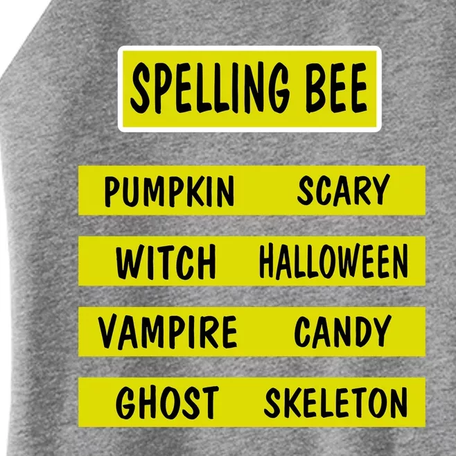 Spelling Bee Teacher Costume Women’s Perfect Tri Rocker Tank