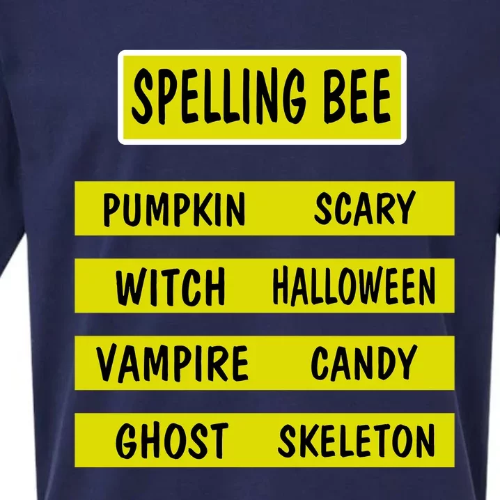 Spelling Bee Teacher Costume Sueded Cloud Jersey T-Shirt