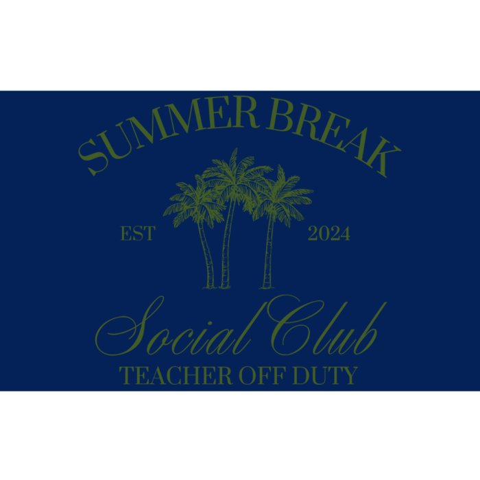 Summer Break Teacher Off Duty Bumper Sticker