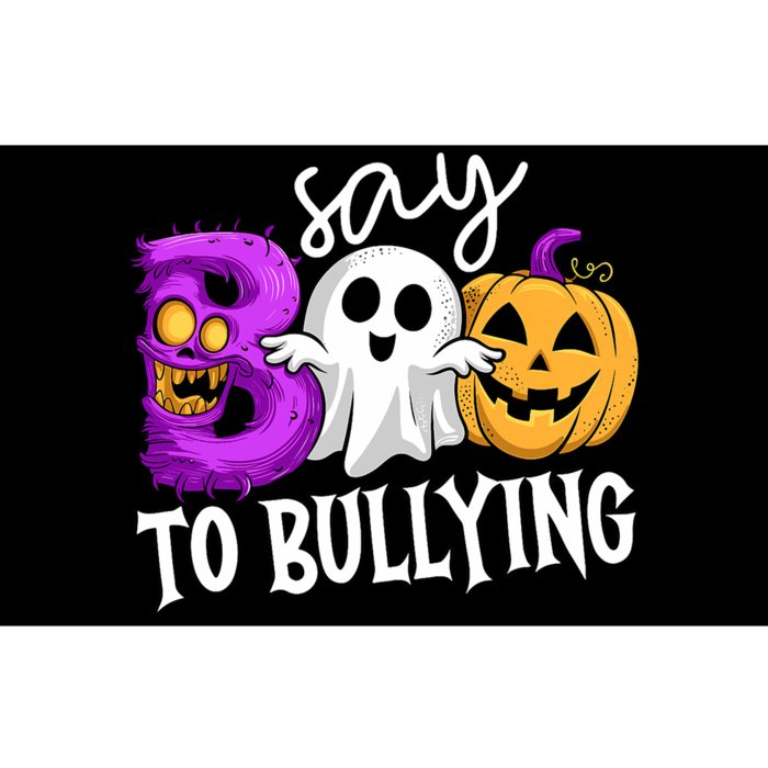 Say Boo To Bullying Orange Anti Bullying Unity Day Halloween Bumper Sticker