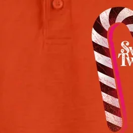 Sweet But Twisted Big Candy Cane Cute Gift Dry Zone Grid Performance Polo