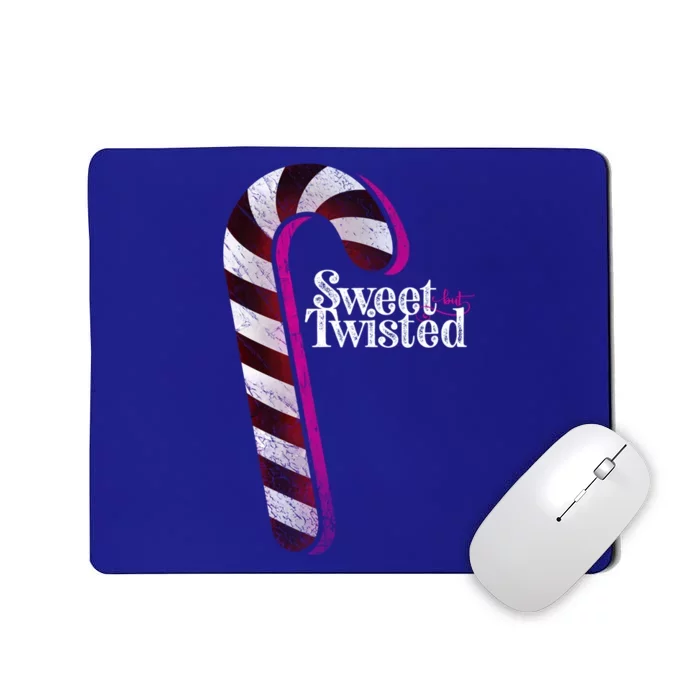 Sweet But Twisted Big Candy Cane Cute Gift Mousepad