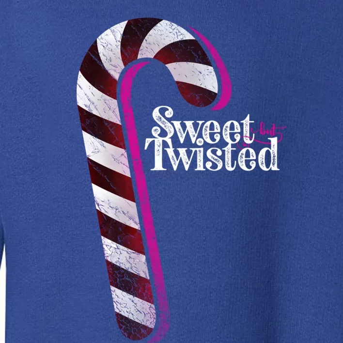 Sweet But Twisted Big Candy Cane Cute Gift Toddler Sweatshirt