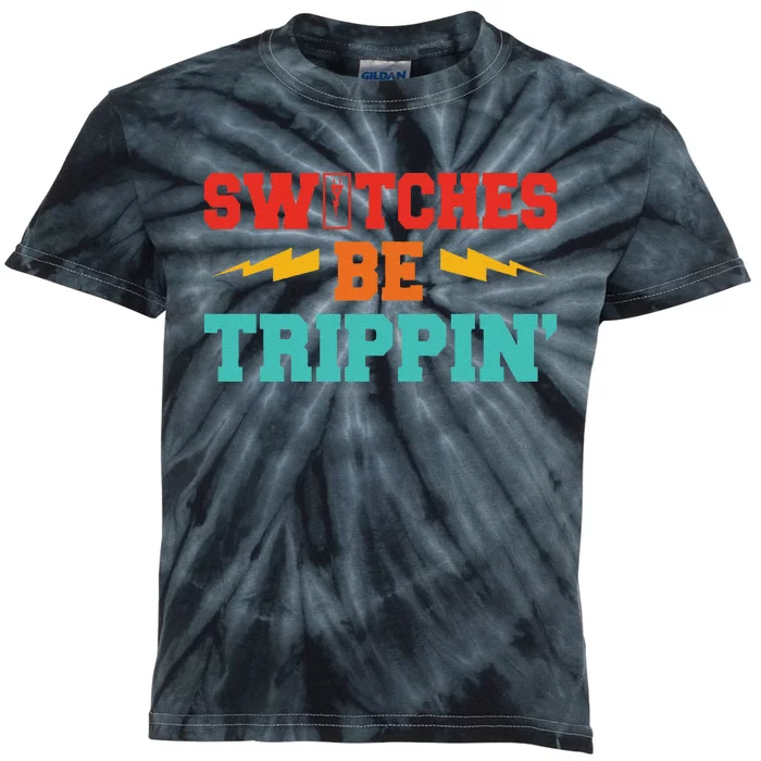 Switches Be Trippin Vintage Kids Tie-Dye T-Shirt