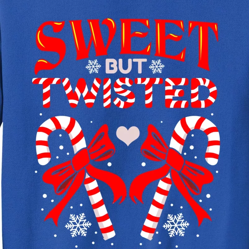 Sweet But Twisted Candy Cane Christmas Meaningful Gift Sweatshirt