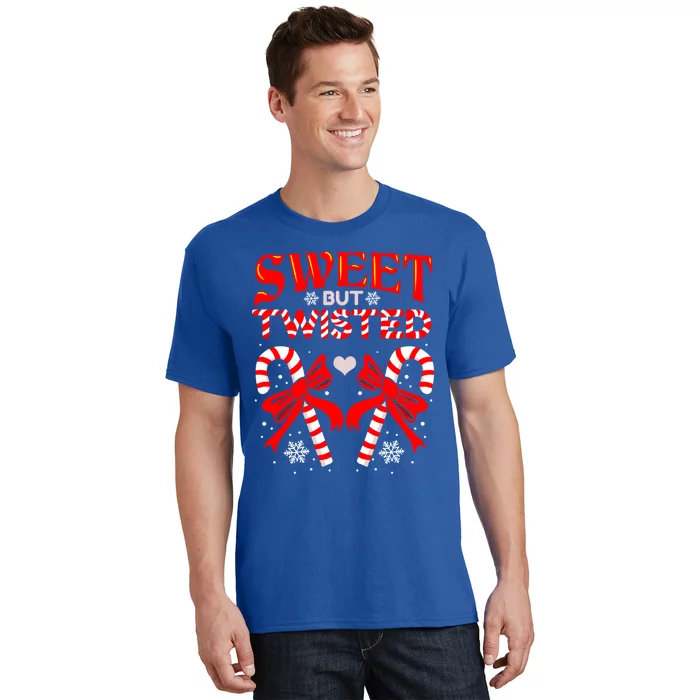 Sweet But Twisted Candy Cane Christmas Meaningful Gift T-Shirt