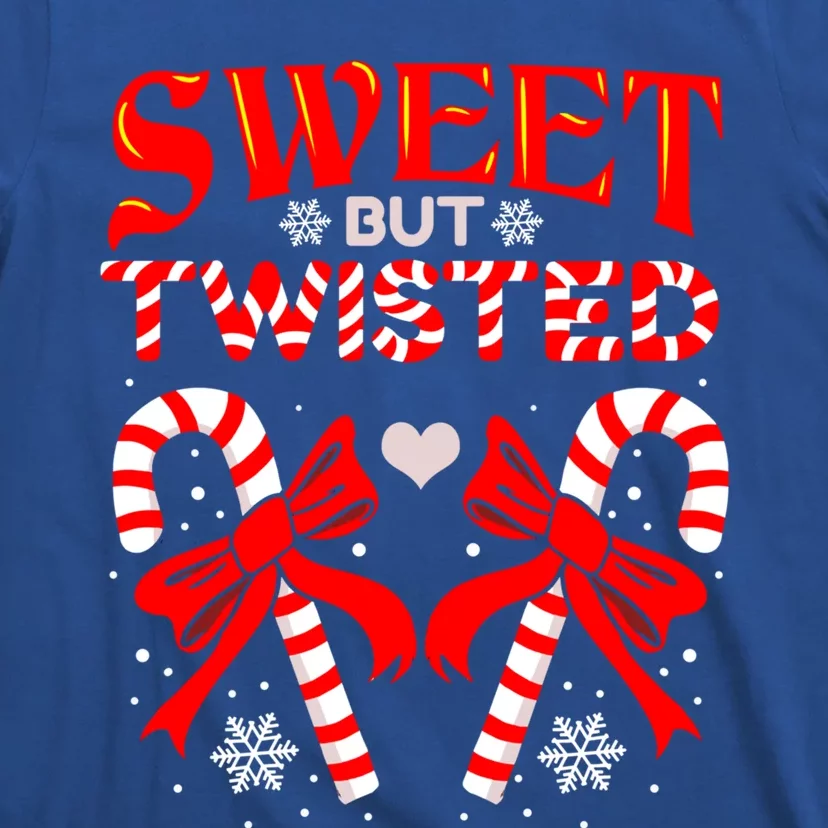 Sweet But Twisted Candy Cane Christmas Meaningful Gift T-Shirt