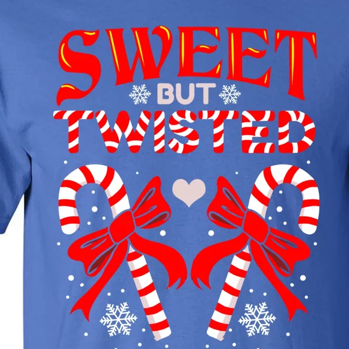 Sweet But Twisted Candy Cane Christmas Meaningful Gift Tall T-Shirt