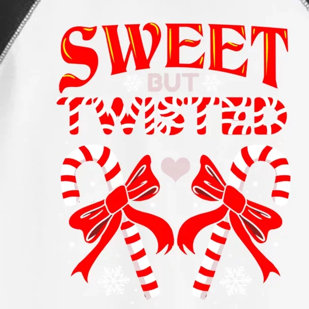 Sweet But Twisted Candy Cane Christmas Meaningful Gift Toddler Fine Jersey T-Shirt