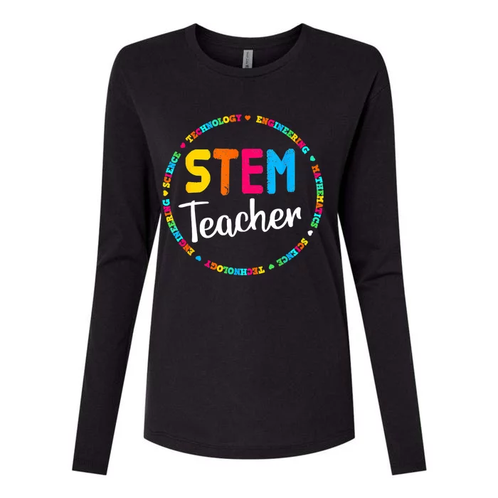 STEAM Back To School STEM Teacher Womens Cotton Relaxed Long Sleeve T-Shirt