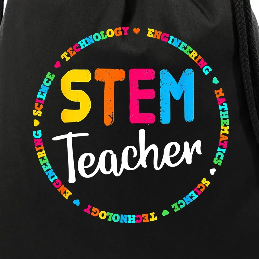 STEAM Back To School STEM Teacher Drawstring Bag