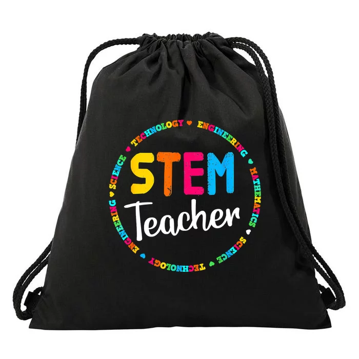 STEAM Back To School STEM Teacher Drawstring Bag