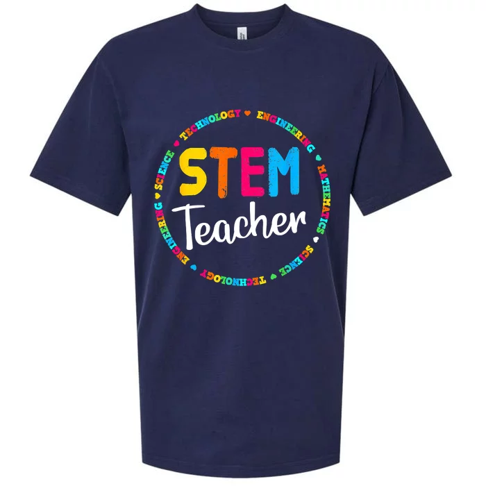 STEAM Back To School STEM Teacher Sueded Cloud Jersey T-Shirt