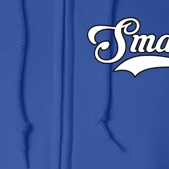 Smalls Baseball Team Funny Matching Meme Gift Full Zip Hoodie