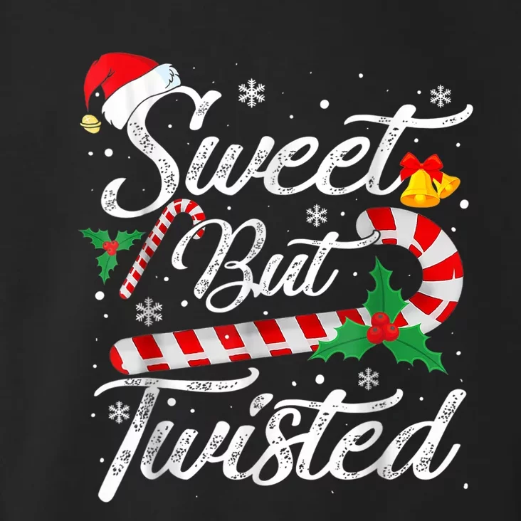 Sweet But Twisted Candy Cane Shirt Christmas Xmas Candy Cane Toddler Hoodie