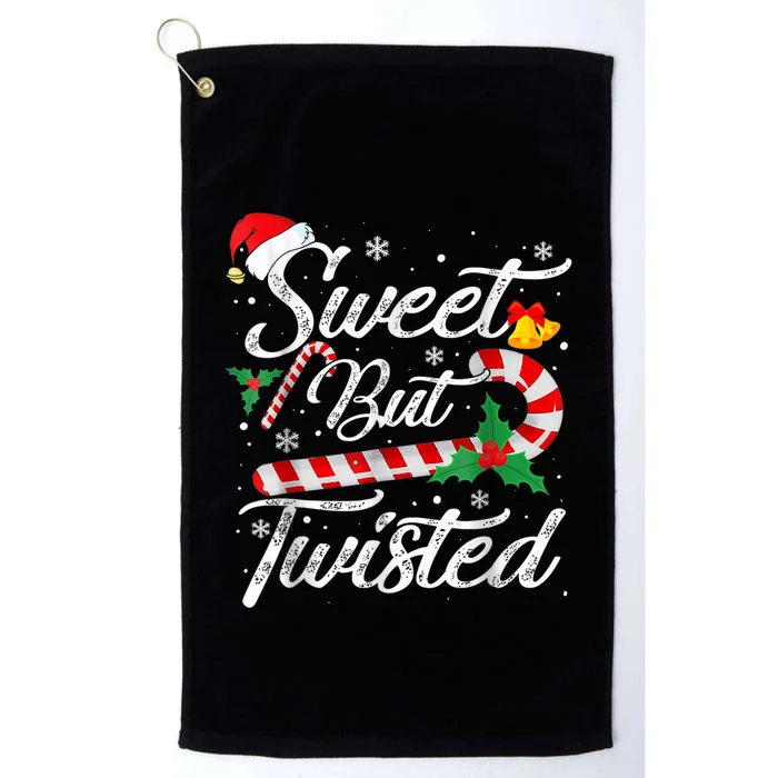 Sweet But Twisted Candy Cane Shirt Christmas Xmas Candy Cane Platinum Collection Golf Towel