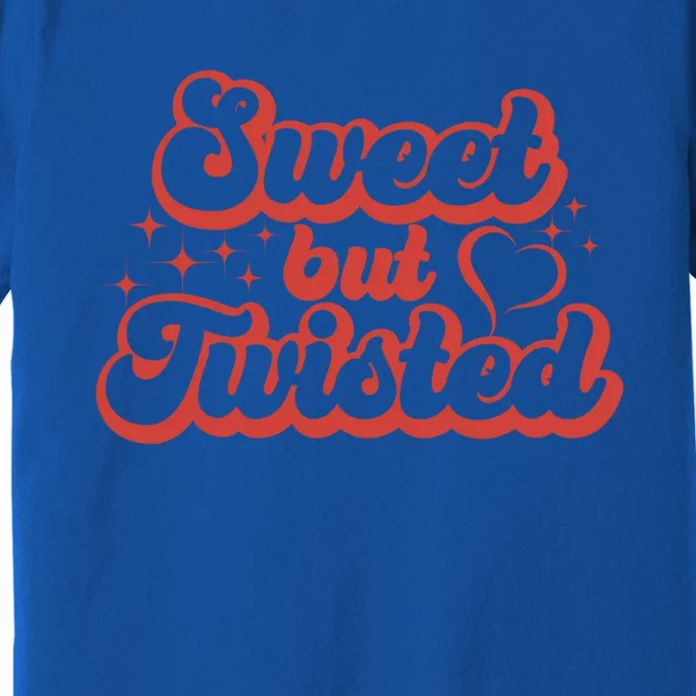 Sweet But Twisted Nice But Crazy Girl Cute Heart W Twinkles Gift Premium T-Shirt