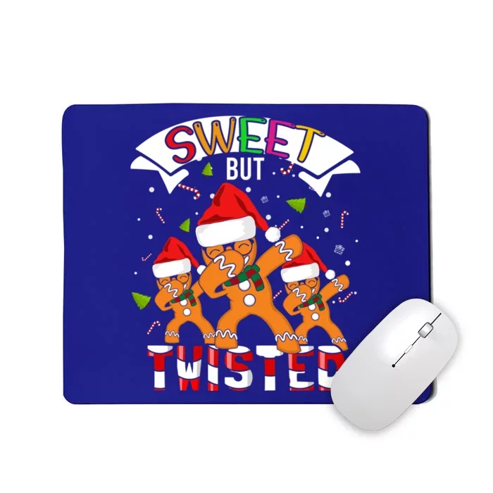 Sweet But Twisted Candy Cane Funny Dabbing Gingerbread Gift Mousepad