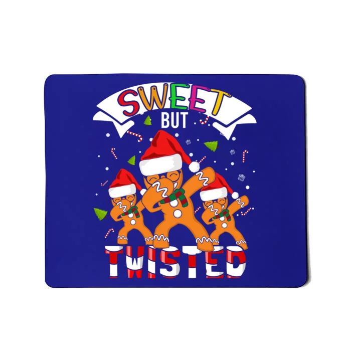 Sweet But Twisted Candy Cane Funny Dabbing Gingerbread Gift Mousepad