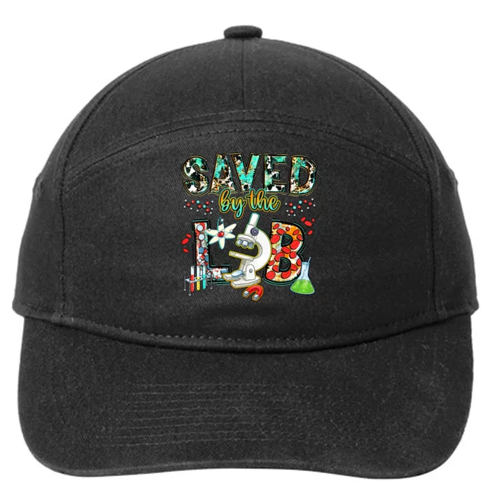 Saved By The Lab Week Medical Laboratory Science Professor 7-Panel Snapback Hat