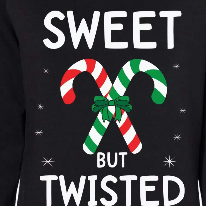 Sweet But Twisted Christmas Gift Womens California Wash Sweatshirt