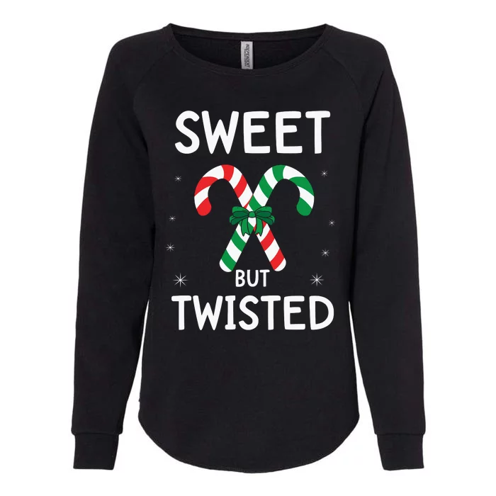 Sweet But Twisted Christmas Gift Womens California Wash Sweatshirt