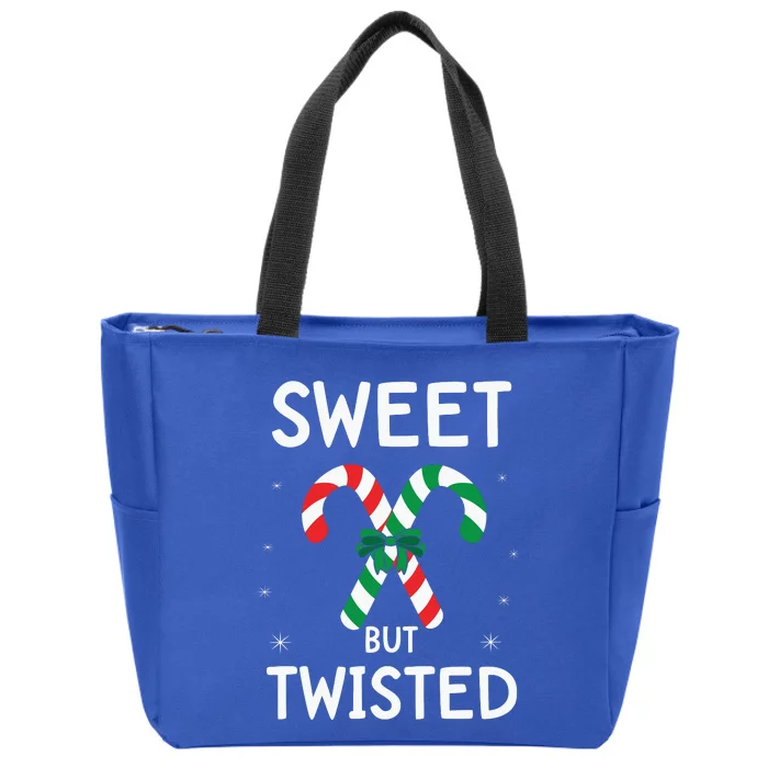 Sweet But Twisted Christmas Gift Zip Tote Bag