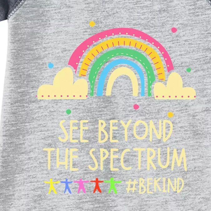 See Beyond The Spectrum Be Kind Autism Awareness Infant Baby Jersey Bodysuit