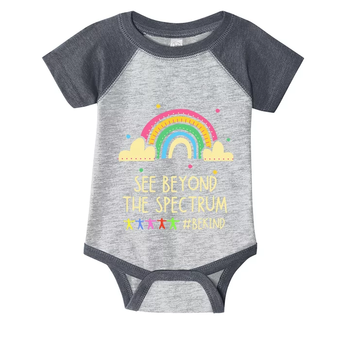 See Beyond The Spectrum Be Kind Autism Awareness Infant Baby Jersey Bodysuit