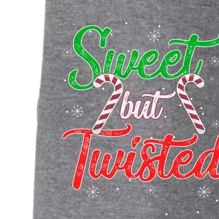 Sweet But Twisted Funny Candy Cane Christmas Meaningful Gift Doggie 3-End Fleece Hoodie