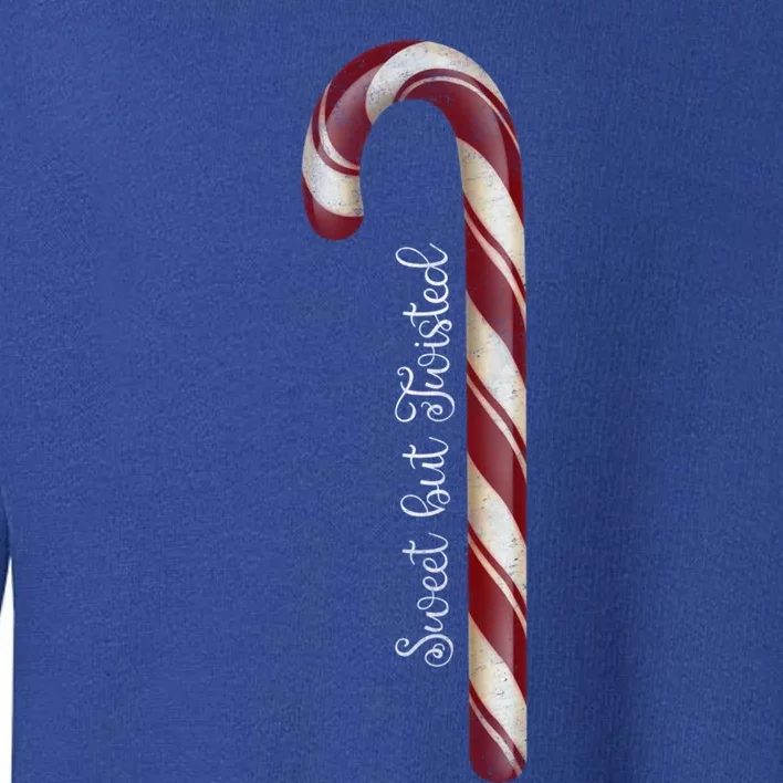 Sweet But Twisted Candy Cane Gift Toddler Sweatshirt