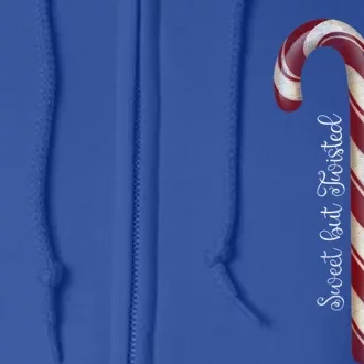 Sweet But Twisted Candy Cane Gift Full Zip Hoodie