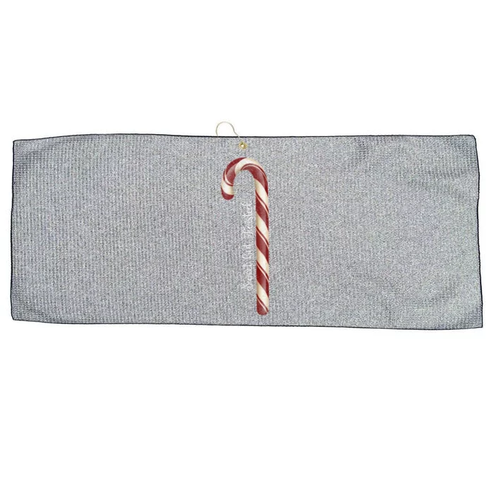 Sweet But Twisted Candy Cane Gift Large Microfiber Waffle Golf Towel