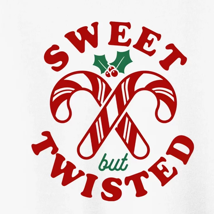 Sweet But Twisted Candy Canes Christmas Holiday Toddler T-Shirt