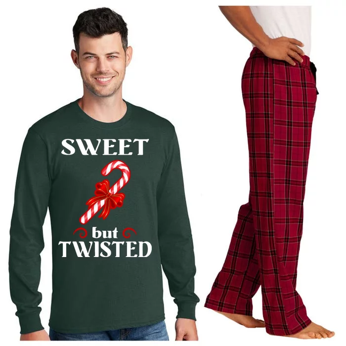 Sweet But Twisted Candy Cane Long Sleeve Pajama Set