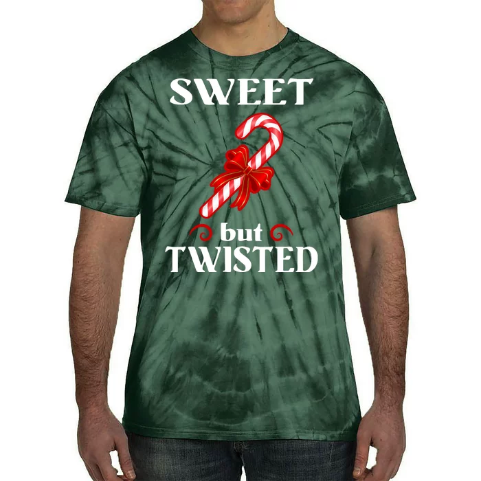 Sweet But Twisted Candy Cane Tie-Dye T-Shirt