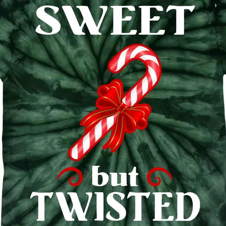 Sweet But Twisted Candy Cane Tie-Dye T-Shirt