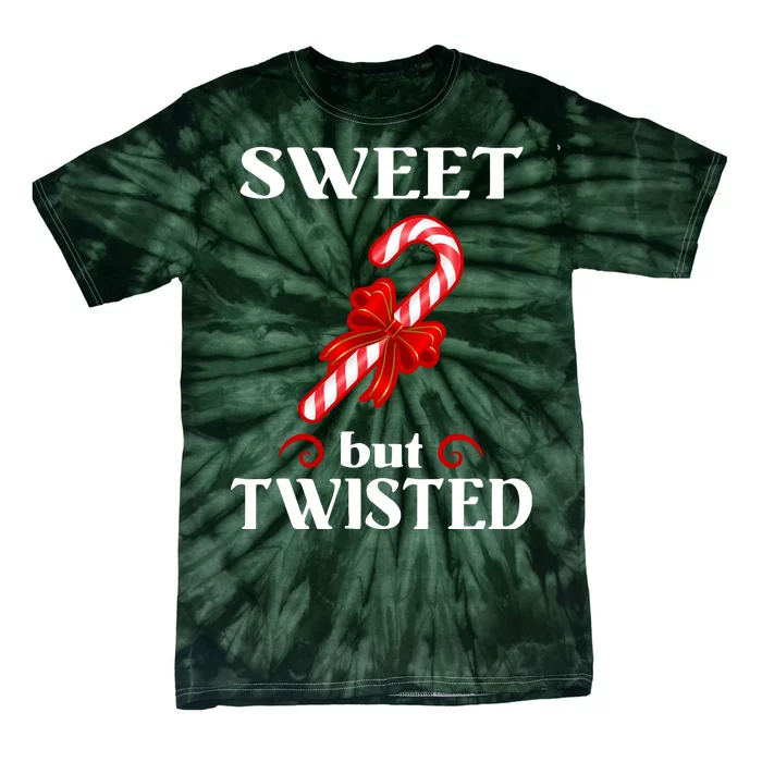 Sweet But Twisted Candy Cane Tie-Dye T-Shirt