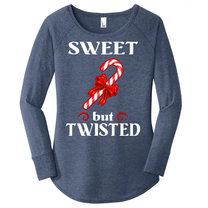 Sweet But Twisted Candy Cane Women's Perfect Tri Tunic Long Sleeve Shirt