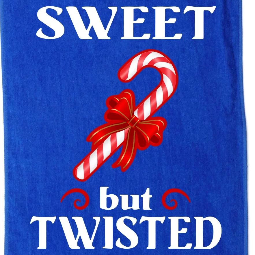 Sweet But Twisted Candy Cane Platinum Collection Golf Towel