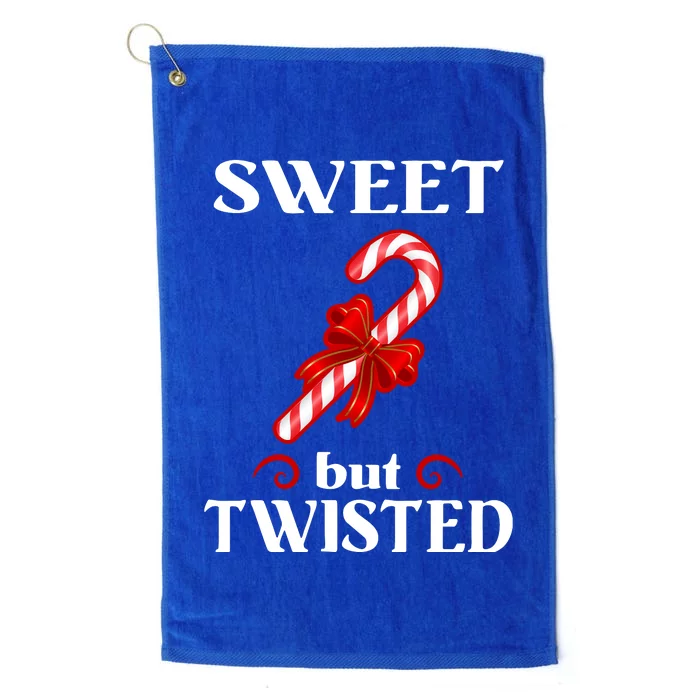 Sweet But Twisted Candy Cane Platinum Collection Golf Towel