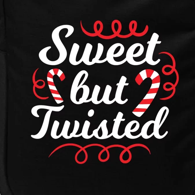 Sweet But Twisted Funny Candy Cane Christmas Gift Impact Tech Backpack