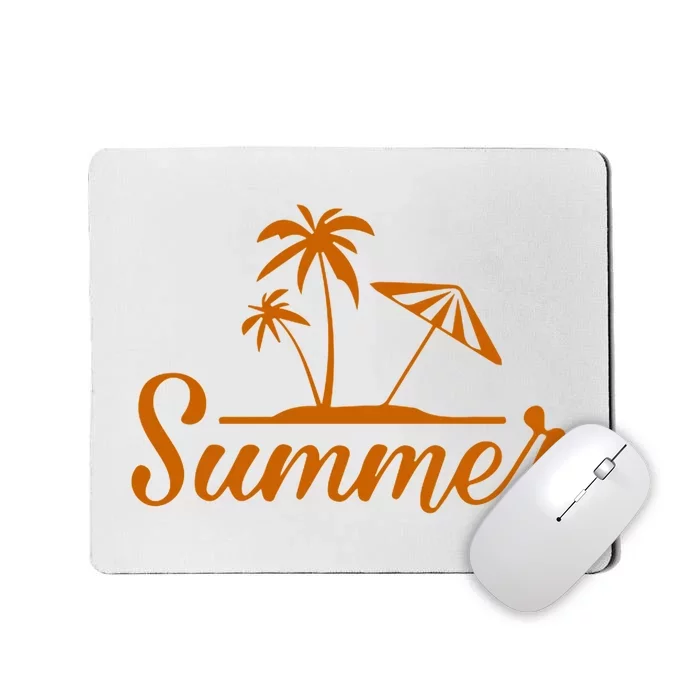 Summer Beach Tropical Vacation Mousepad