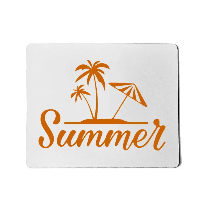 Summer Beach Tropical Vacation Mousepad