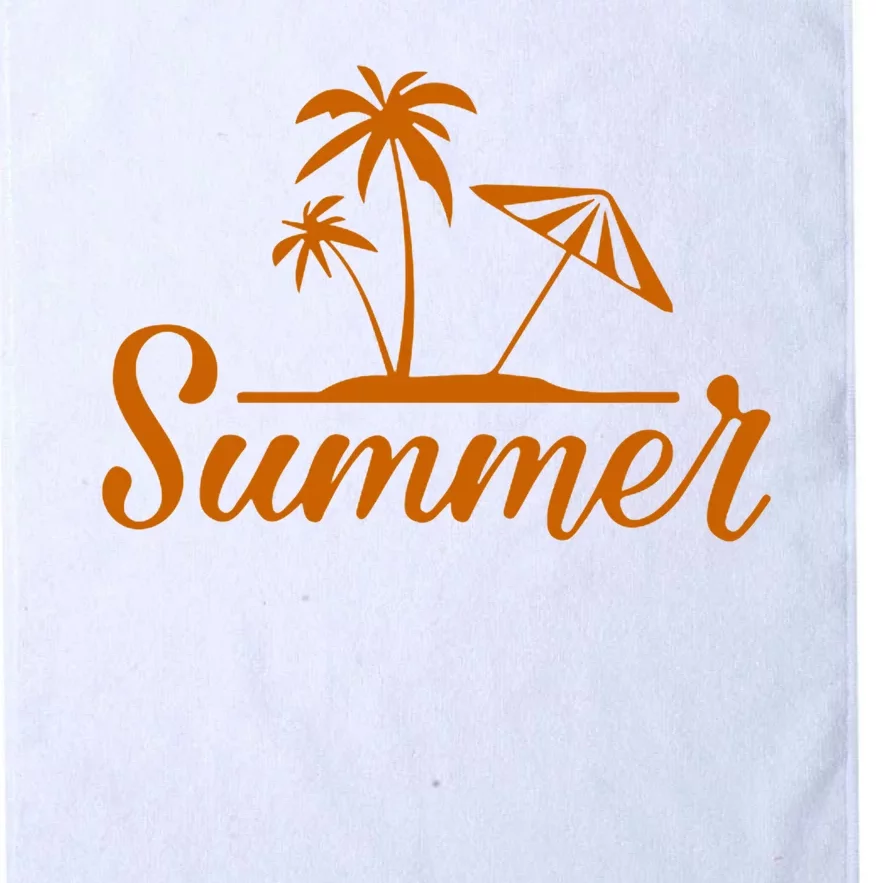 Summer Beach Tropical Vacation Platinum Collection Golf Towel