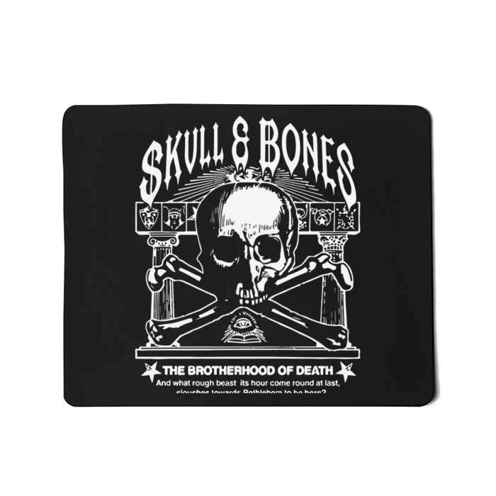 Skull Bones The Brotherhood Of Death Mousepad