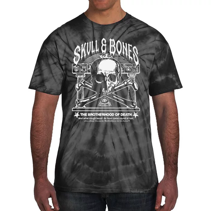 Skull Bones The Brotherhood Of Death Tie-Dye T-Shirt